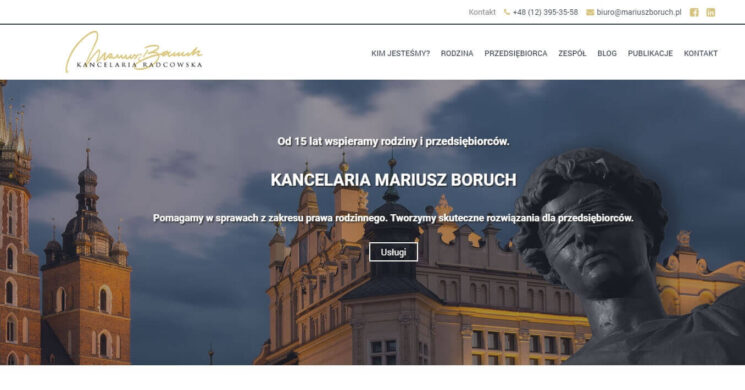 Mariusz Boruch - Strona internetowa